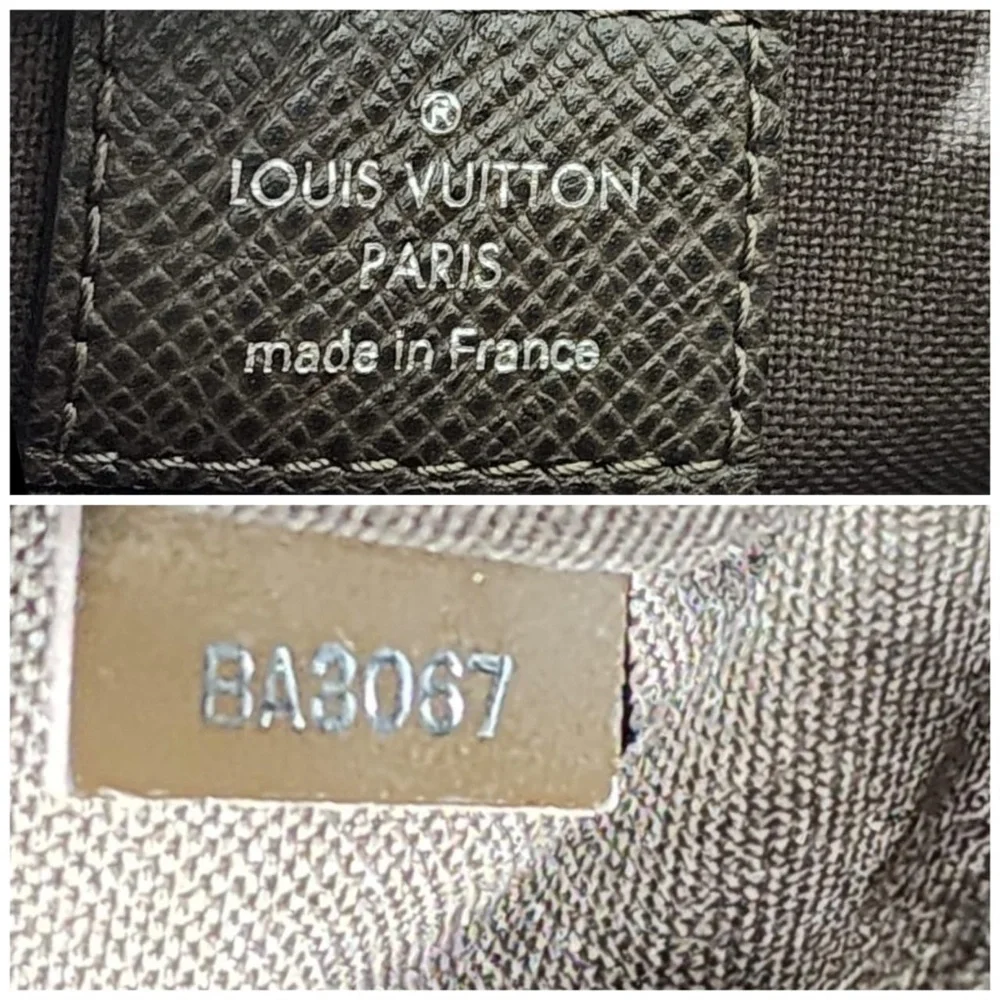 Authentic Louis Vuitton Taiga Leather Roman PM Bag Brown - Picture 9 of 15